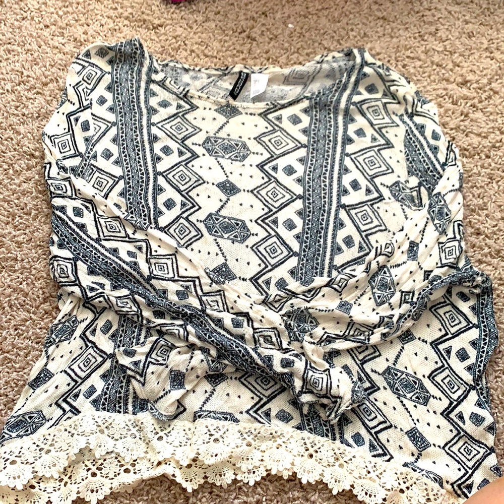 Forever 21 3/4 sleeve blouse